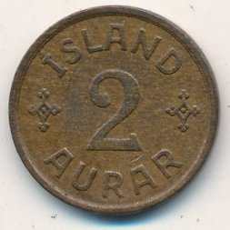 Исландия 2 эйре 1931 год