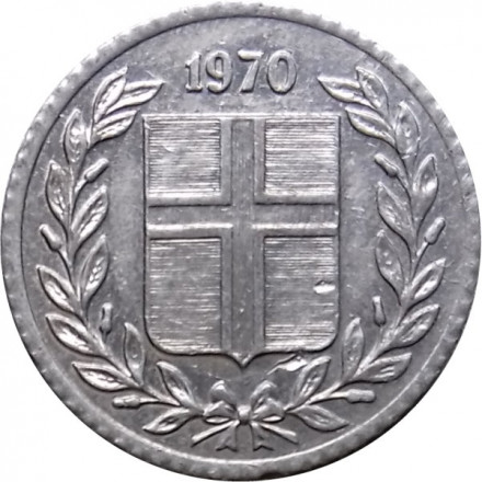 Исландия 10 эйре 1970 год