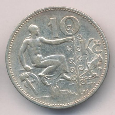 Чехословакия 10 крон 1932 год