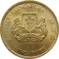 Сингапур 5 центов 1989 год - Флора