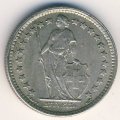 Швейцария 1/2 франка 1960 год