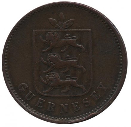 Гернси 4 дубля 1830 год