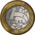 Бразилия 1 реал 2017 год - Символ Республики