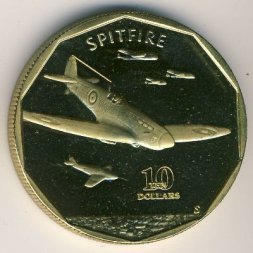 Маршалловы острова 10 долларов 1991 год