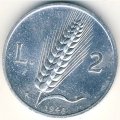 Италия 2 лиры 1948 год - Пахарь
