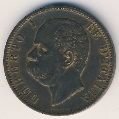 Италия 10 чентезимо 1894 год - Король Умберто I