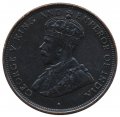 Цейлон 1 цент 1929 год - Георг V