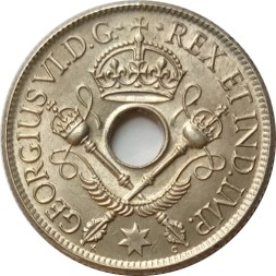 Новая Гвинея 1 шиллинг 1938 год