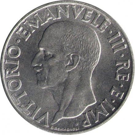 Италия 1 лира 1942 год