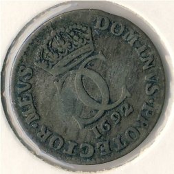 Швеция 5 эре 1692 год