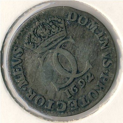 Швеция 5 эре 1692 год
