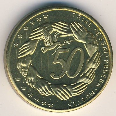 Кипр 50 евроцентов 2004 год