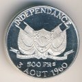 Нигер 500 франков 1960 год