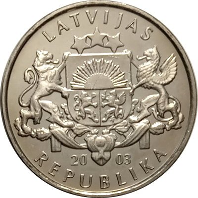 Латвия 1 лат 2003 год - Муравей