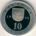 Литва 10 лит 1998 год - Вильнюс