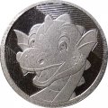 Жетон Год дракона. Лунный календарь. СПМД, Россия. 2024 год