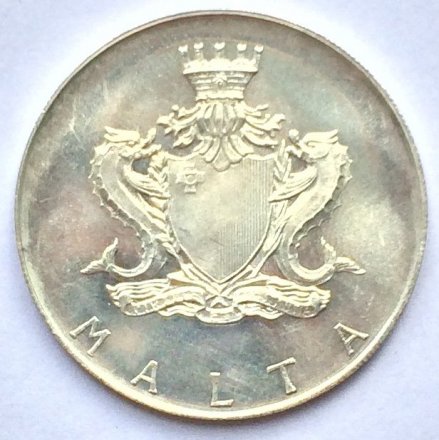 Мальта 1 фунт 1972 год - Мануэль Димех