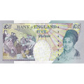 Великобритания 5 фунтов 2002 год (выпуск 2012 год) UNC