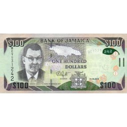 Ямайка 100 долларов 2018 год - Водопад данс-Ривер UNC