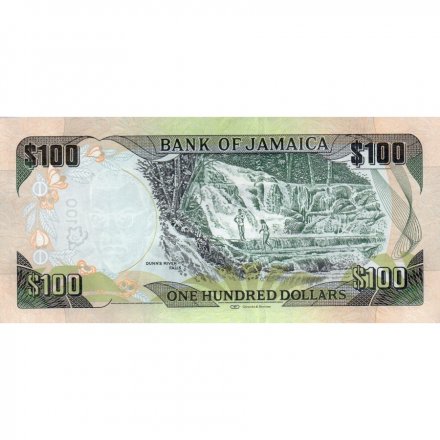 Ямайка 100 долларов 2018 год - Водопад данс-Ривер UNC