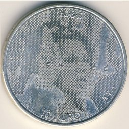 Нидерланды 10 евро 2005 год