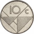 Аруба 10 центов 1990 год
