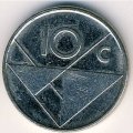 Аруба 10 центов 1990 год