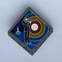 Значок. Олимпиада. Москва 80. Стрельба из винтовки