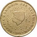 Нидерланды 20 евроцентов 1999 год