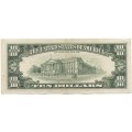 США 10 долларов 1990 год - B - VF