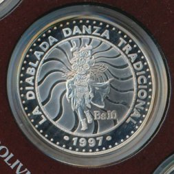 Боливия 10 боливиано 1997 год