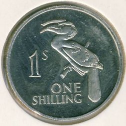 Замбия 1 шиллинг 1964 год