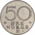 Норвегия 50 эре 1978 год