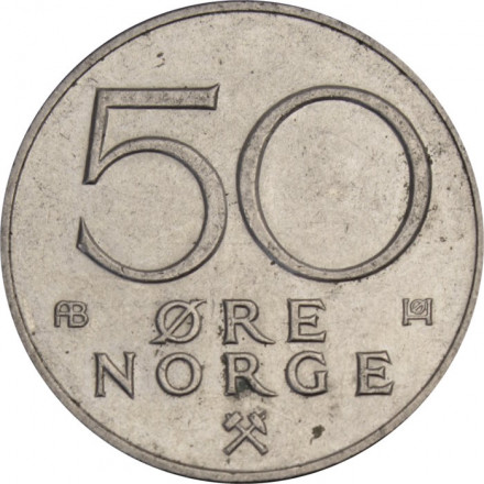 Норвегия 50 эре 1978 год