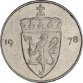 Норвегия 50 эре 1978 год