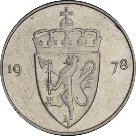 Норвегия 50 эре 1978 год
