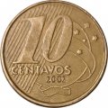 Бразилия 10 сентаво 2002 год - Педру I