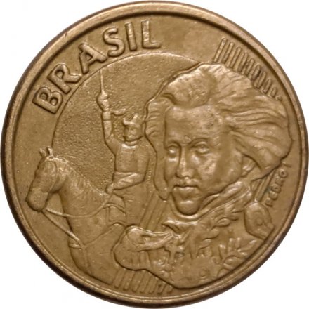 Бразилия 10 сентаво 2002 год - Педру I
