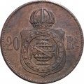 Бразилия 20 рейс 1869 год (точка после &quot;Rs.&quot;)