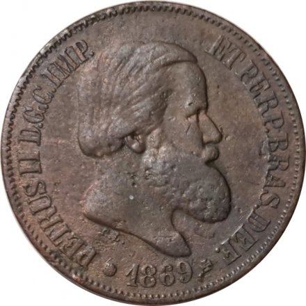 Бразилия 20 рейс 1869 год (точка после &quot;Rs.&quot;)