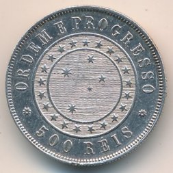 Бразилия 500 рейс 1889 год