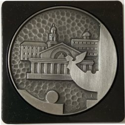 Медаль настольная "Ленинград. Стрелка Васильевского острова" D-57 мм