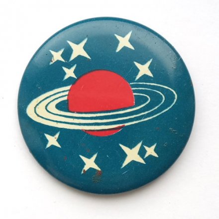 Значок СССР Космос. Сатурн