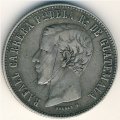 Гватемала 4 реала 1860 год