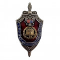 Знак УФСБ по СПб и Лен. обл. &quot;Служба регистрации и архивных фондов&quot; 1919-2024г. (винт)