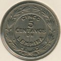 Гондурас 5 сентаво 1932 год