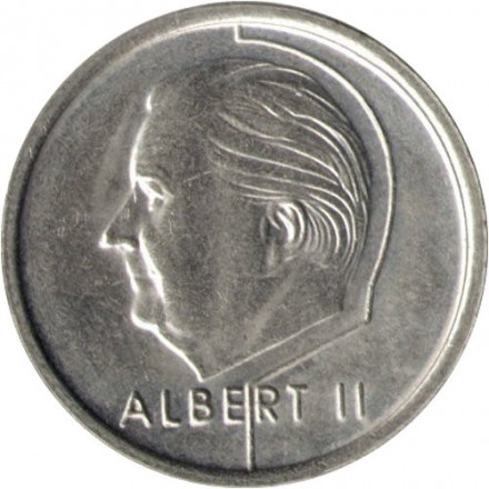 Бельгия 1 франк 1994 год BELGIQUE