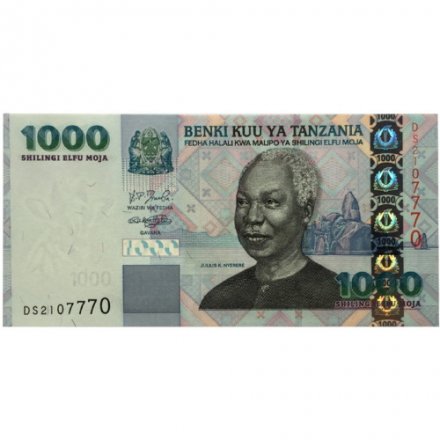 Танзания 1000 шиллингов 2006 год - UNC