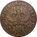 Польша 5 грошей 1938 год