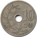 Бельгия 10 сантимов 1904 год BELGIQUE